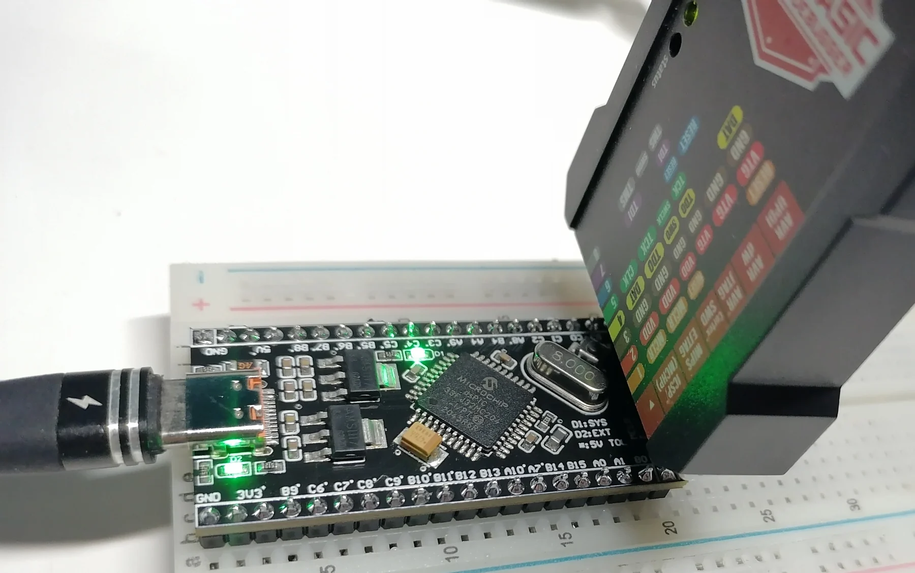 TECKIO dsPIC33 con PICkit Basic